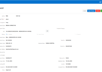 Job request portal - CEMS